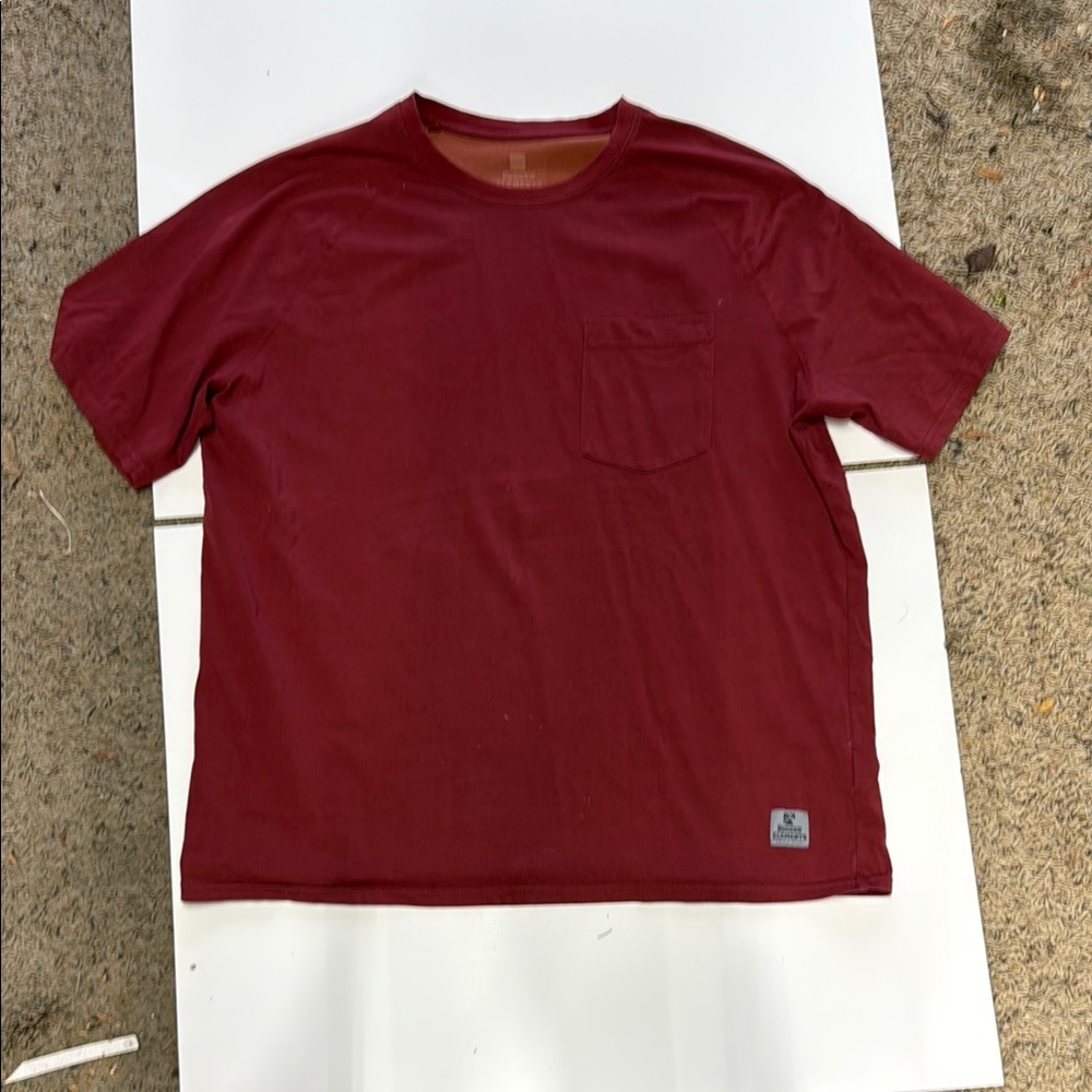 Red Short Sleeve Cotton Tee